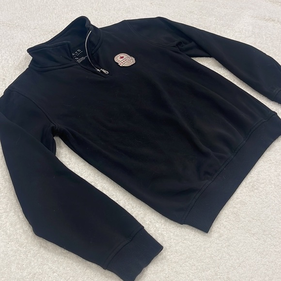TEAMLTD - Quarter-zip Fleece Pullover Sweater - Black (size small) - Picture 3 of 10